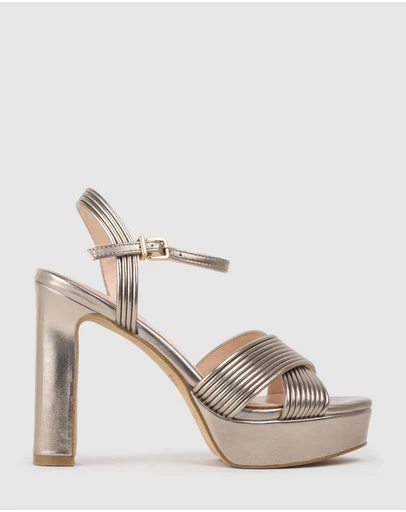 Edward Meller - SORROW110 Tubed Crossover Platform Sandal