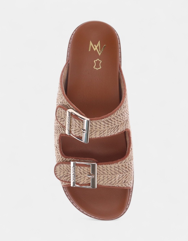 Mia Vita - Daisy Slide - Natural Raffia