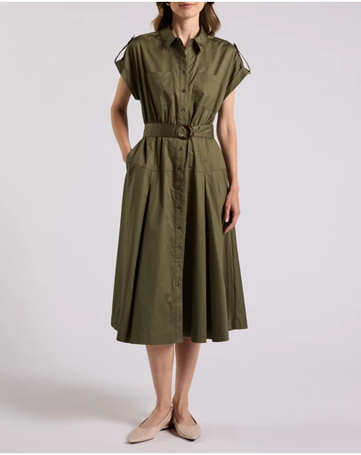 David Lawrence - Chrissy Cotton Shirt Dress