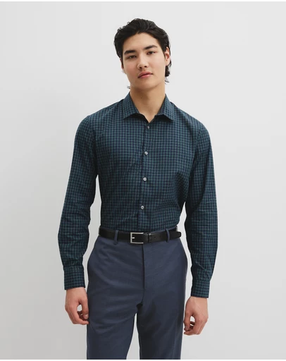 Country Road - Slim Fit Cotton Check Shirt