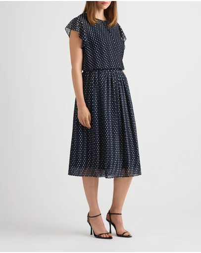 David Lawrence - Carver Clip Spot Blouse