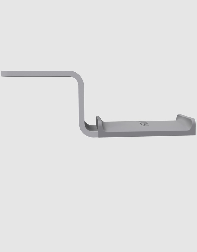 iWorld - Kanto HHW Universal Under Desk Headphone Hook, White