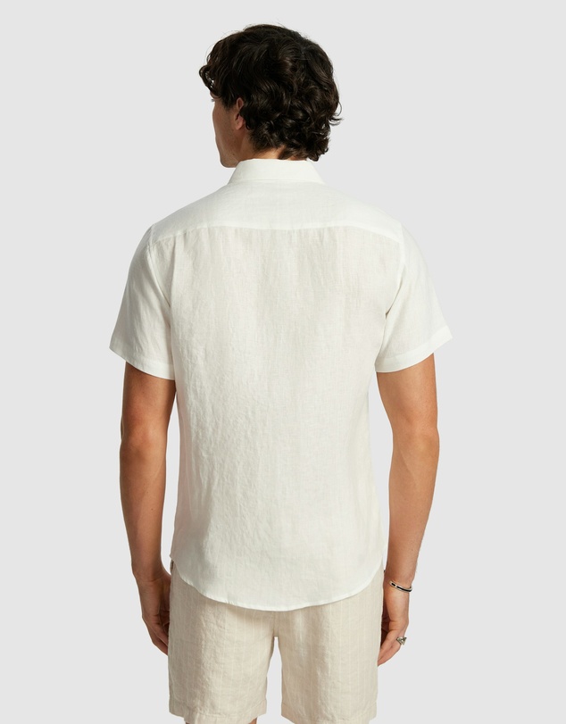 yd. - Lewis Pure Linen Shirt