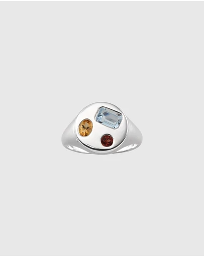 Von Treskow - Mosaic Gemstone Round Ring