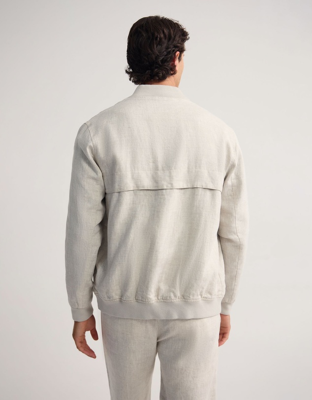 Oxford - Henry French Linen Bomber Jacket