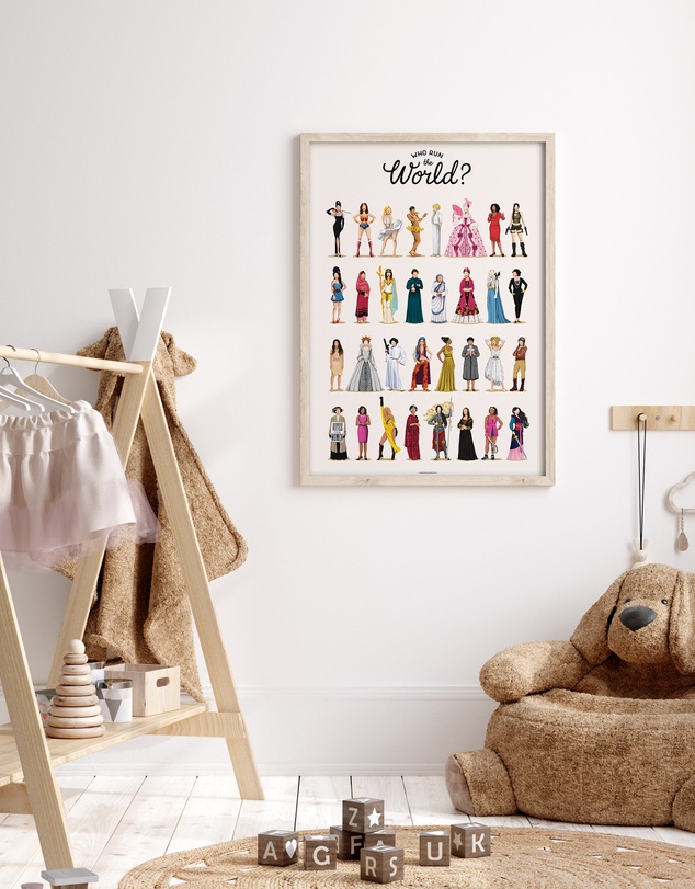 Olive et Oriel - Who Run the World Art Print