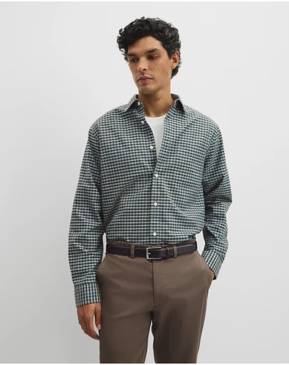 Country Road - Regular Fit Cotton Gingham Shirt