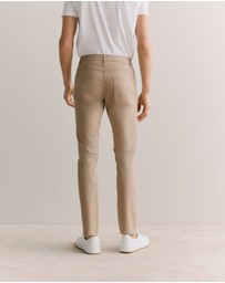 Trenery - Regular Fit Five Pocket Travel Pant in Desert
