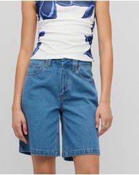 Staple the Label - Cassia Mid Rise Jorts
