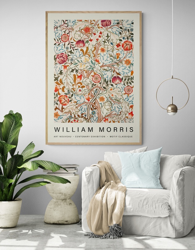 Inka Arthouse - Vintage Flower by William Morris Art Print