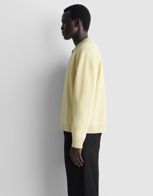 COS - Boiled-Wool Crew-Neck Cardigan