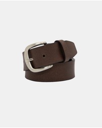 Buckle - Chad. Australian Made Full Grain Vintage Leather Belt. 38mm width.