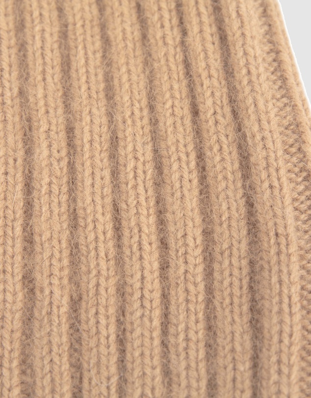 Max Alexander - European Made Beige Soft Wool Beanie