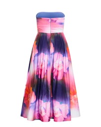 City Chic - Plus size Rosalee Sleeveless Print Maxi Dress - indigo multi