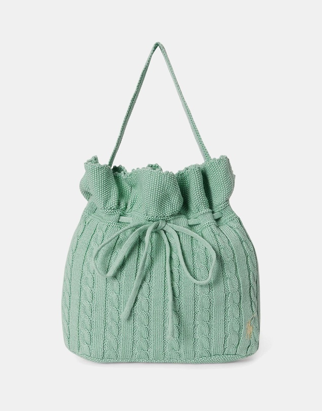 Polo Ralph Lauren - Mini-Cable Drawstring Bucket Bag - Babies-Teens