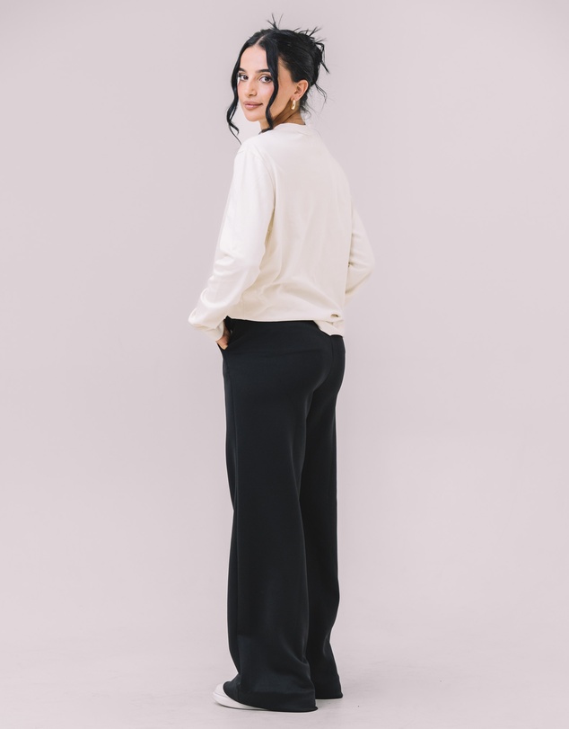 Youmsara - The Freya Wide-Leg Knit Pants