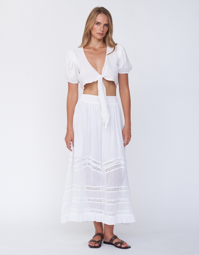 Amelius - Lacey Elasticated Skirt