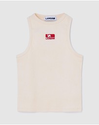 Laagam - Embroidered Logo Tank Top