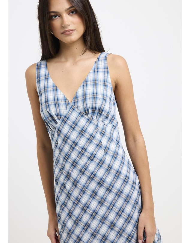 Subtitled - Kaia V Neck Midi Dress