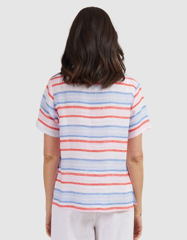 CAMIXA - Teena Linen T-shirt Top