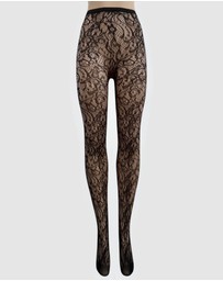 High Heel Jungle - Lace Spell Tights