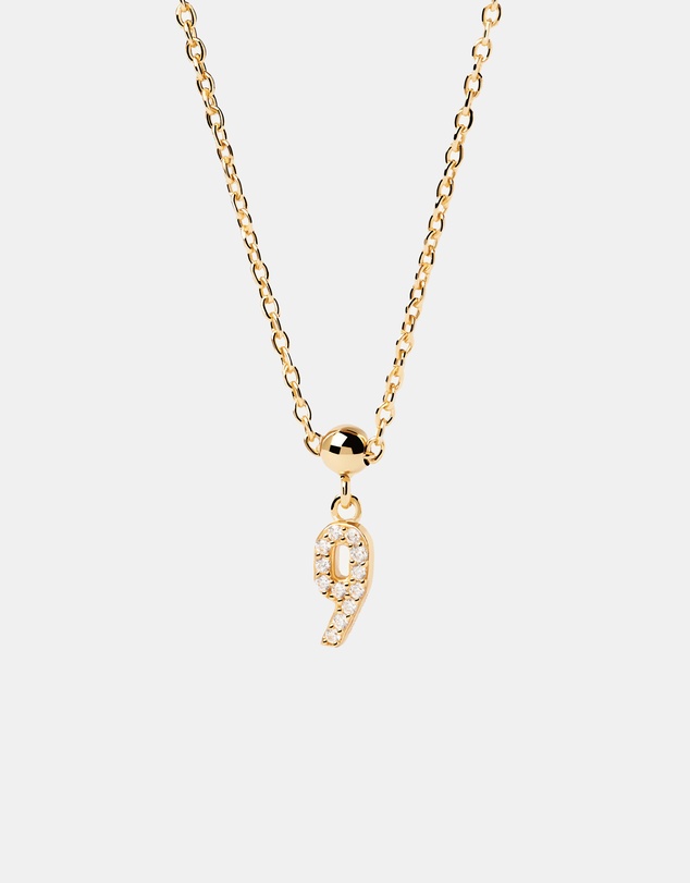 PDPAOLA - Charm Necklace Number 9 Charm