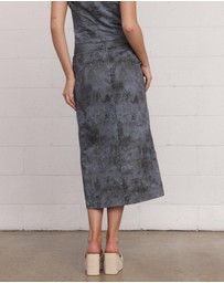 Dazie - Painted Dreams Midi Skirt
