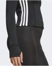 adidas Performance - Workout Essentials Zip Through Jacket 3-Stripes Womens
