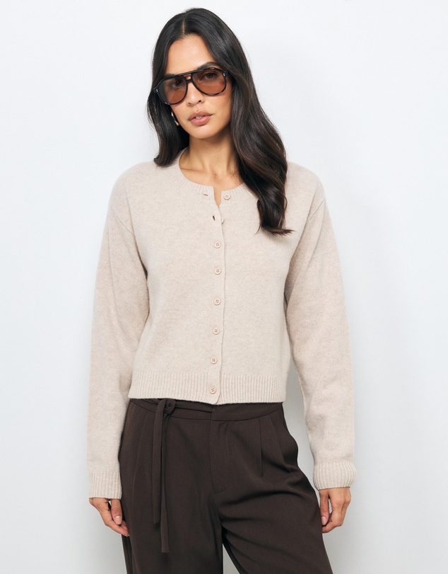 AERE - Sadie Merino Wool Cardigan