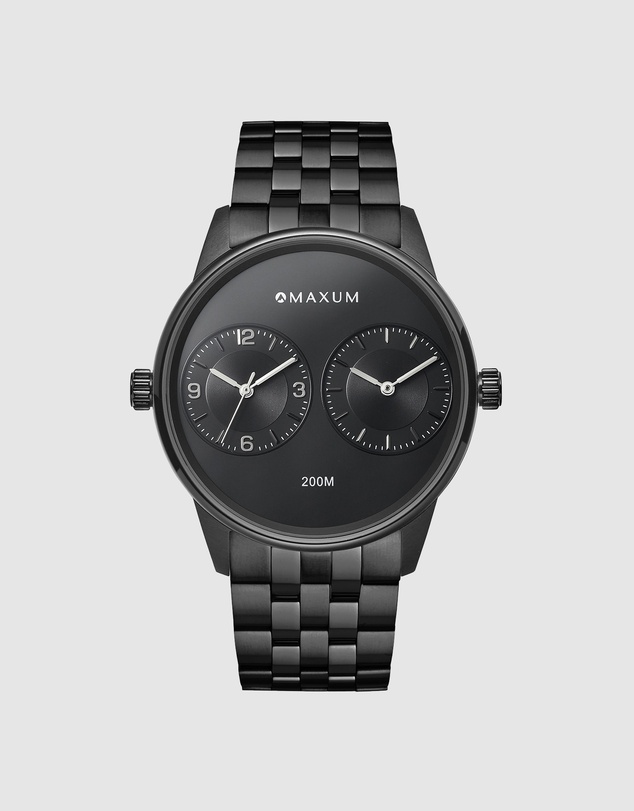 Maxum - Maxum x Taylor Steele - Black Dial, Black Case & Black Bracelet