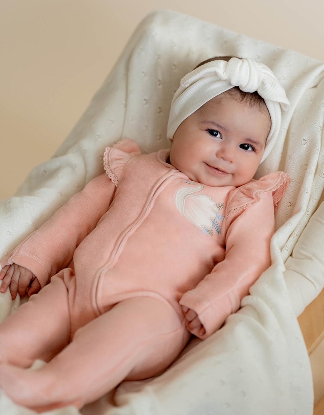 Bebe by Minihaha - Gemma Velour Zip Onesie - Babies