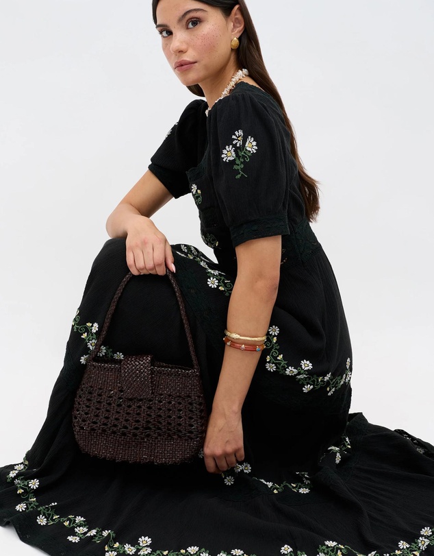 Rixo - Philippa Dress Lilia Embroidery