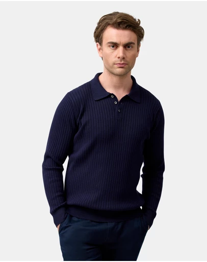 Brooksfield - Polo Pulllover
