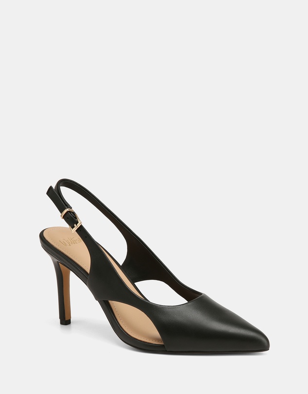 Wittner - Rachel Leather High Slingbacks
