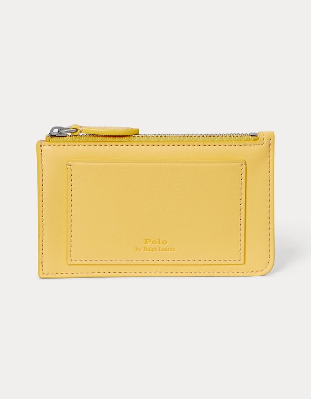 Polo Ralph Lauren - Polo Bear Leather Zip Card Case