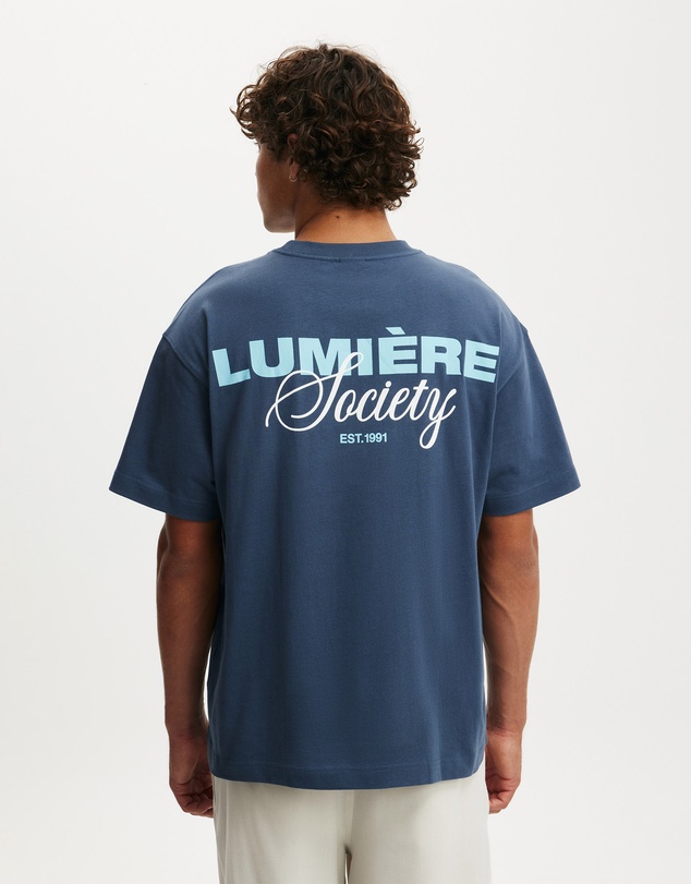 Cotton On - Box Fit Text T-Shirt