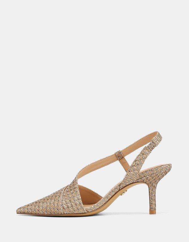 Wittner - Lannie Metallic Lurex Slingbacks