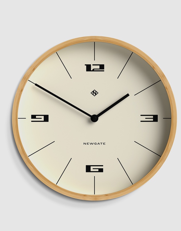 Newgate - Newgate Bali Wall Clock - Hovercraft Dial