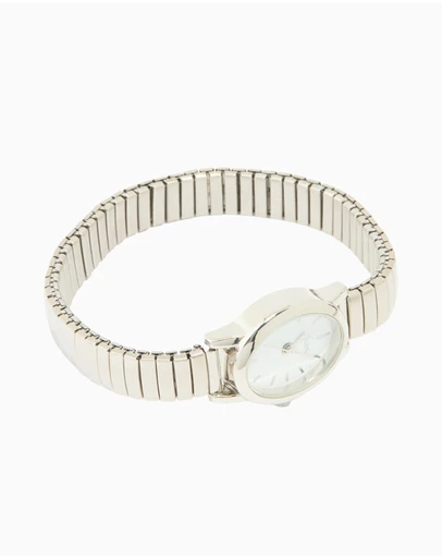 Lovisa - Silver Mini Oval Stretch Watch