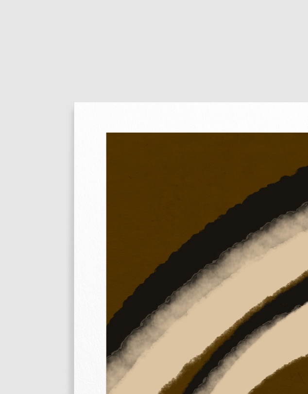Olive et Oriel - Espressostrokes No 5 by Treechild Art Print