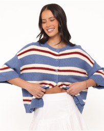 Petal & Pup - Lilith Knit Top - Blue Stripe