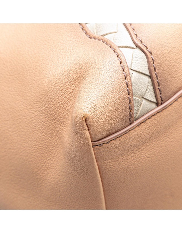 Pre-Loved by Azura Reborn - Pre-Loved Medium Nappa Intrecciato Glimmer Tote