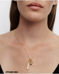 PDPAOLA - Rock Crystal Drop Pendant