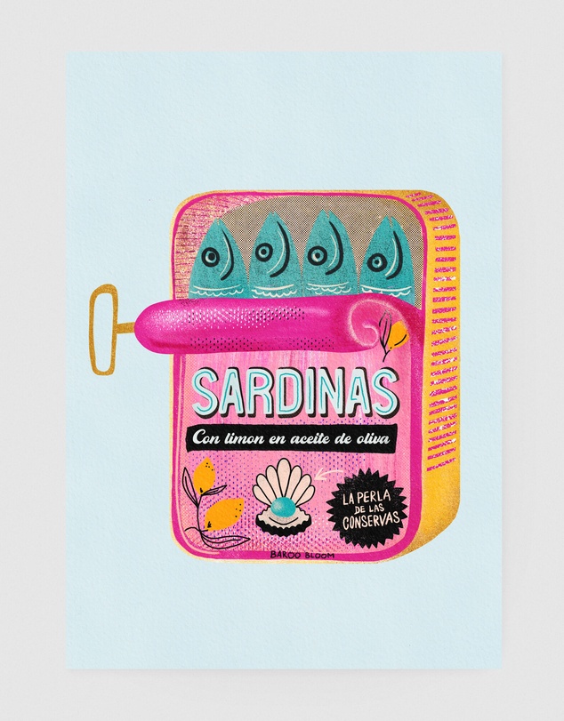 Inka Arthouse - Sardinas Art Print