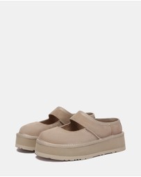 EVERAU - EverAU Ugg Moana Cow Suede Upper Loafer Oxfords Flats