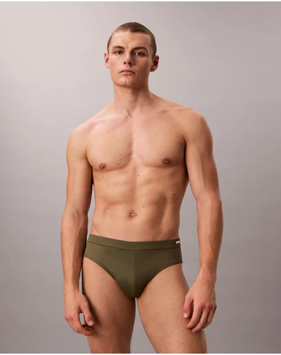Calvin Klein - CK Black Knit Swim Briefs