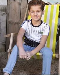 B.Nosy - Organic Stripe T-Shirt - Kids-Teens