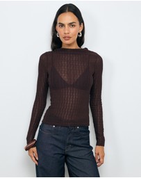 AERE - Valentina Long Sleeve Top