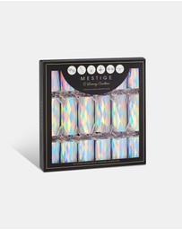 Mestige - Holographic Prism Luxury Christmas Crackers – 6 Pack
