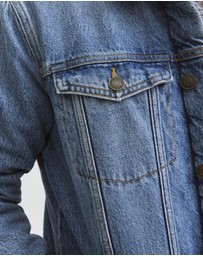 Jack & Jones - Jean Jacket With Sherpa